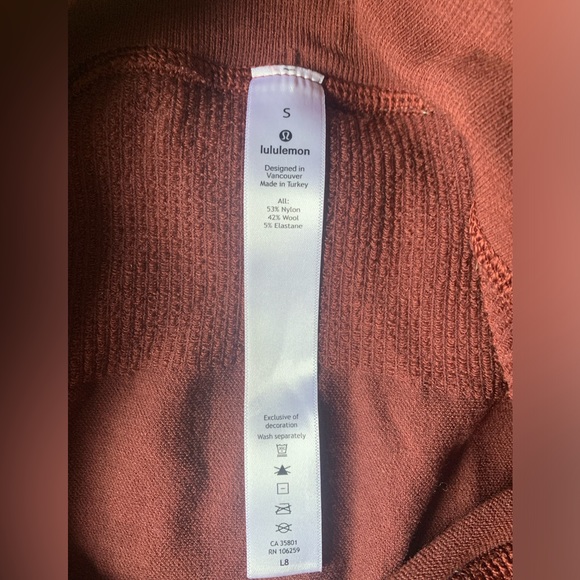 Lululemon Wool-blend warm leggings size S - Picture 4 of 4